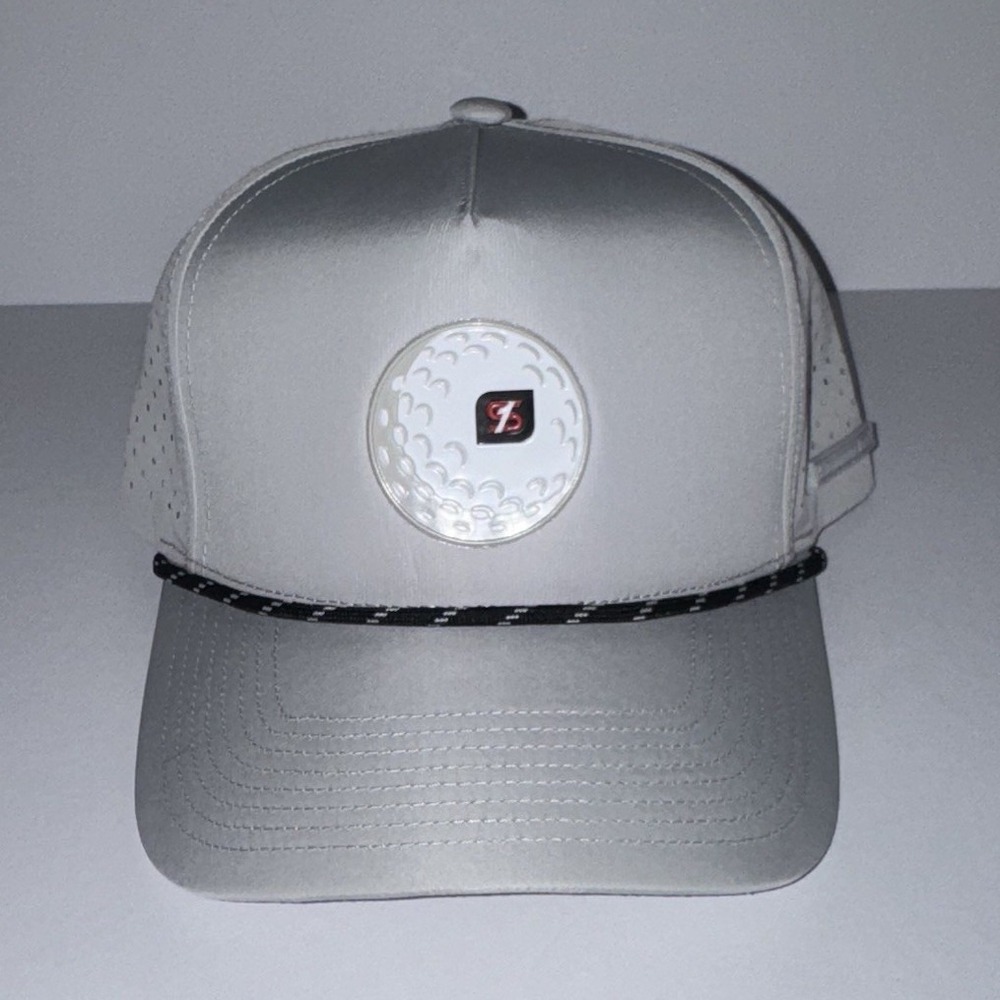 Men's OSFA Simmons Bank Open Adjustable Golfer's SnapBack Hat White PGA TOUR